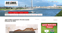 Desktop Screenshot of dielinke-nrw.de